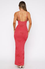 Trust Issues Maxi Dress Red