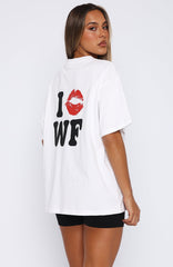 11th Street City Of Dreams Oversized Tee Frosting