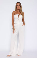 Secret Society Pants White