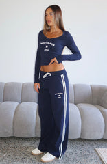 Found You Out Track Pants Navy