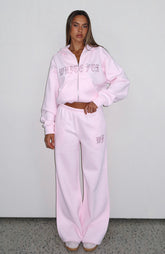 Lucky Ones Wide Leg Sweatpants Pink