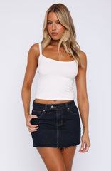 Bethany Denim Mini Skirt Indigo
