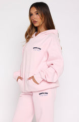 Lucky Thirteen Cheyenne Oversized Hoodie Soft Pink