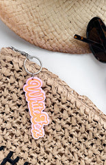 Got The Sun Keychain Pink/Orange