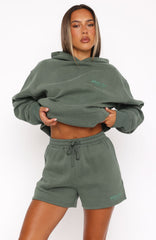 Leisure Edition Lounge Shorts Dark Green