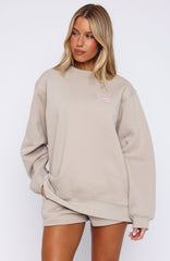 Love You Forever Oversized Sweater Moon