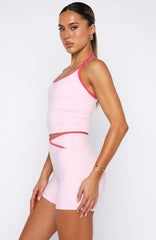 Defence Bike Shorts Marshmallow/Pink