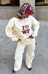 11th Street Concrete Jungle Oversized Sweater Cake Batter