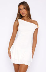 Lovey Dovey Mini Dress White