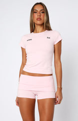 From The Archives Gigi Baby Tee Pink