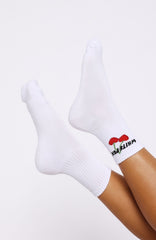 Club 14 Trinity 2 Pack Socks White