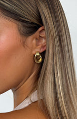 William Earrings Gold