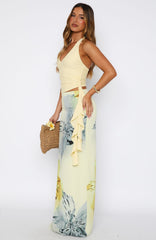 Our Love Maxi Skirt Lemon Blossom