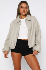 Go Ghost Bomber Jacket Sandshell