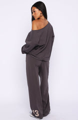 All A Dream Track Pants Charcoal