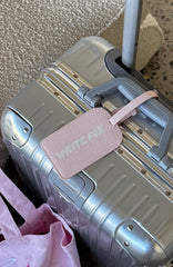 Checked In Luggage Tag Baby Pink