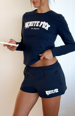 Daydreamers Madeline Lounge Shorts Navy
