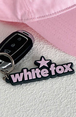 From The Archives Charli Keychain Charcoal/Pink