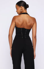 He Said She Said Bustier Black