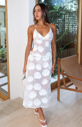 Hot Nights Midi Skirt Cream
