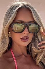 James Sunglasses Tort/Green