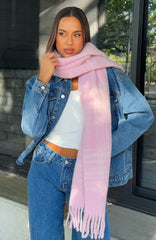 Joss Scarf Pink Plaid