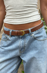 Titan Belt Burnt Caramel/Vintage Gold