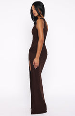 My Cure Maxi Dress Chocolate