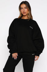 Test Drive Oversized Sweater Black