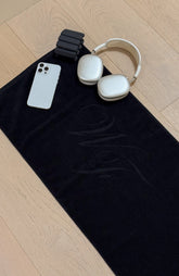 Feeling Fresh Gym Towel Black