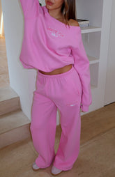 Vol. 1 Wide Leg Sweatpants Bubblegum