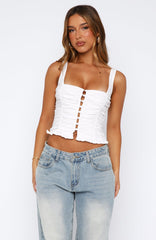 Bare With Me Bustier White