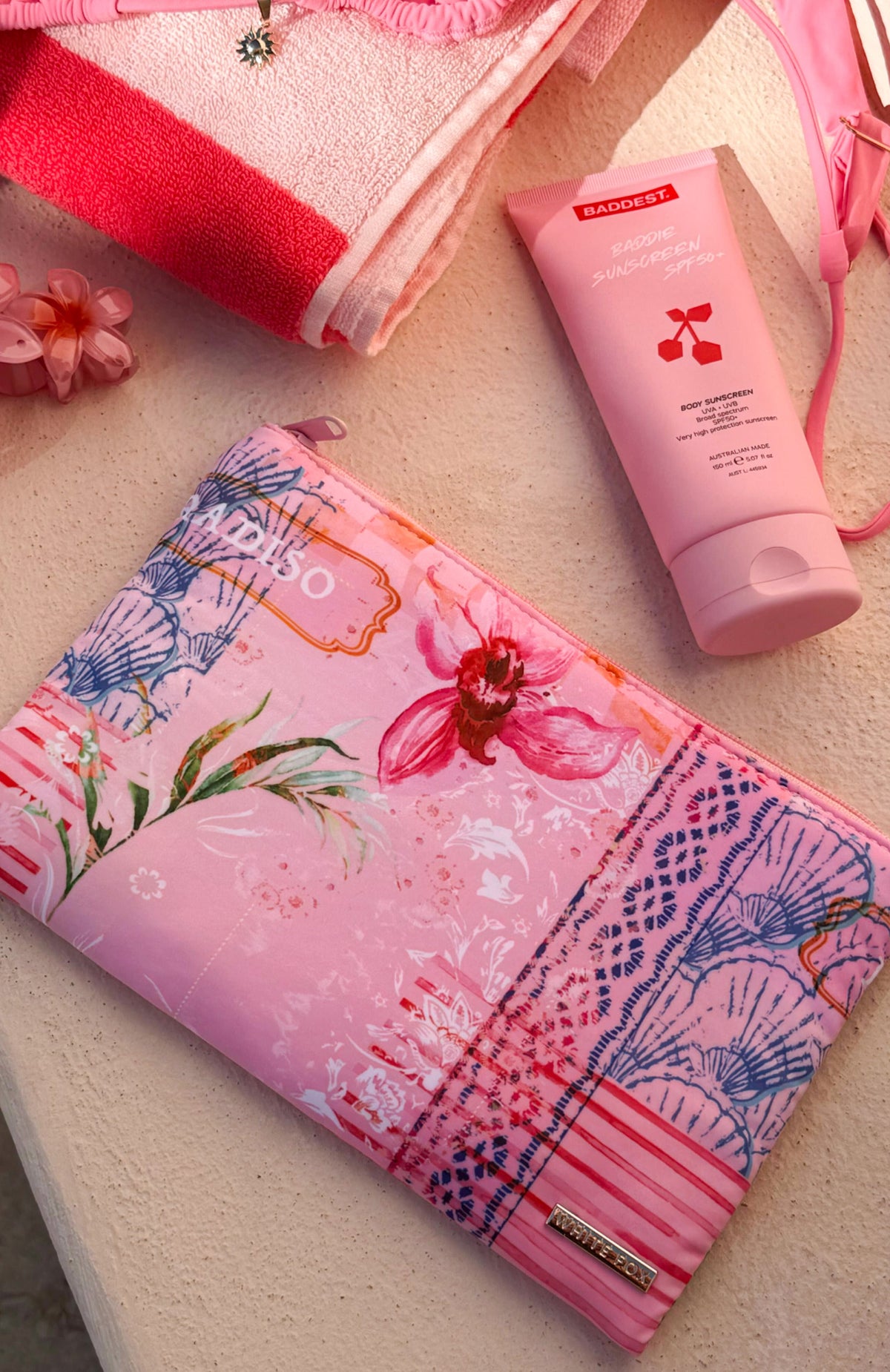 Elodie Pouch Pink Soleil