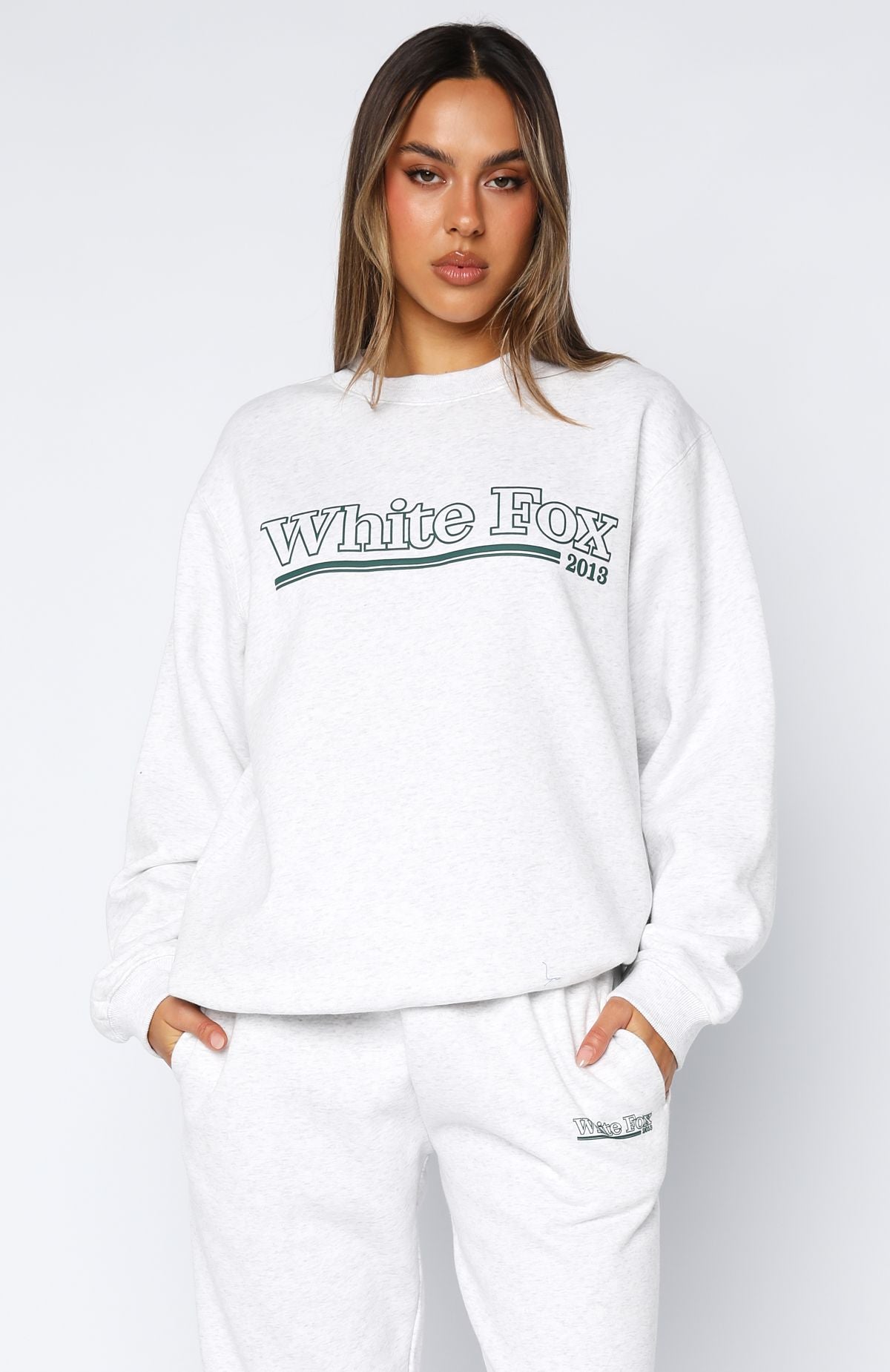No Hesitation Oversized Sweater Grey Marle