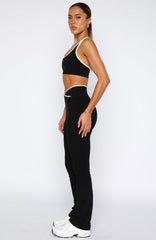 Reflex Flare Leggings Black/White