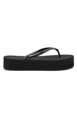 Melody Platform Thong Sandals Black