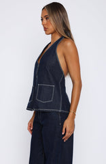 Energy Balance Top Dark Indigo