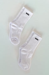WFA 2 Pack Socks White/Black