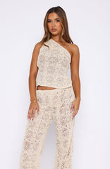 Tranquility Crochet Top Off White