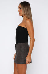 The Right One Mini Skort Charcoal