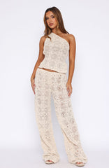 Tranquility Crochet Pant Off White