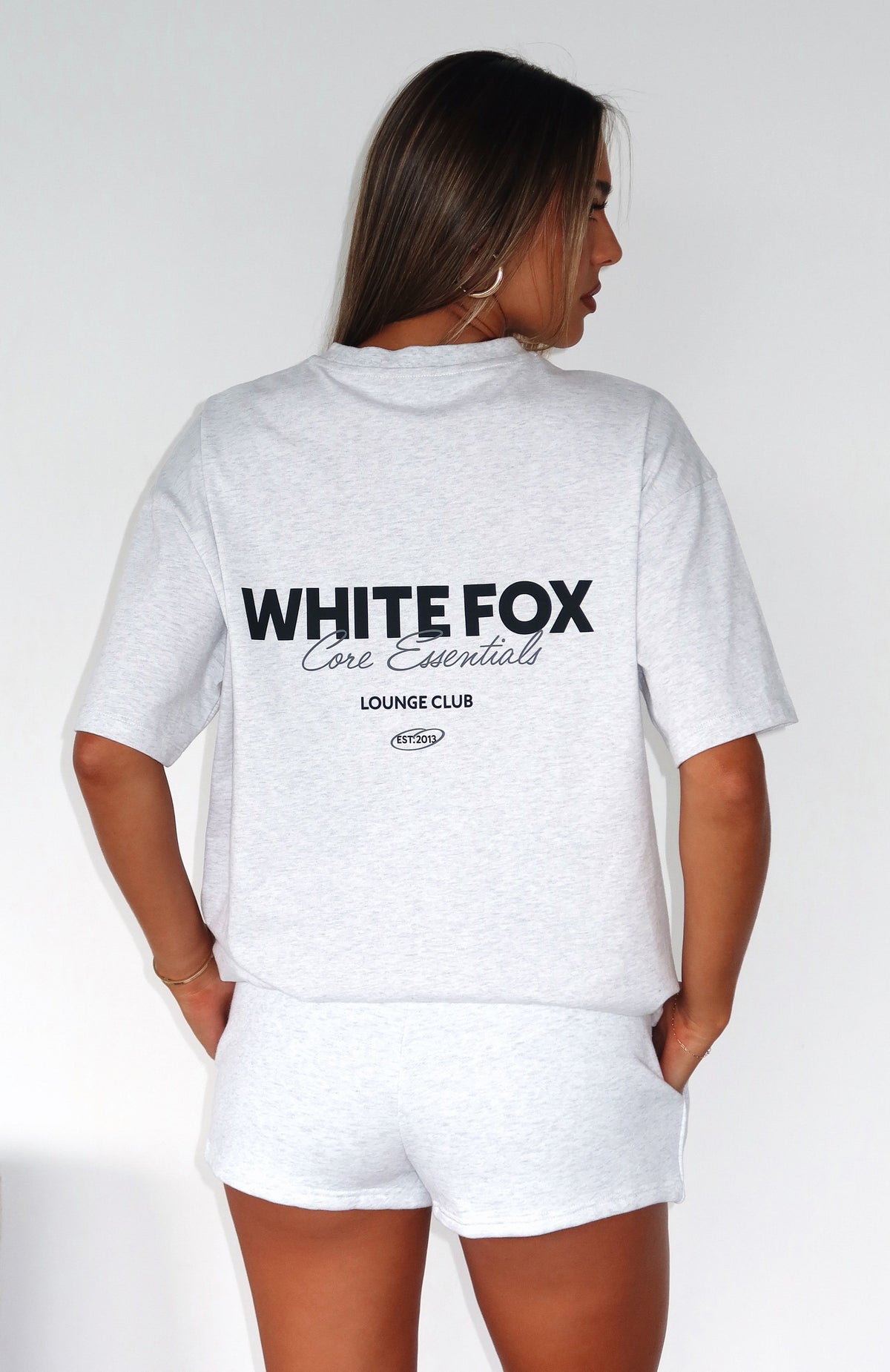 Core Essentials Oversized Tee Grey Marle