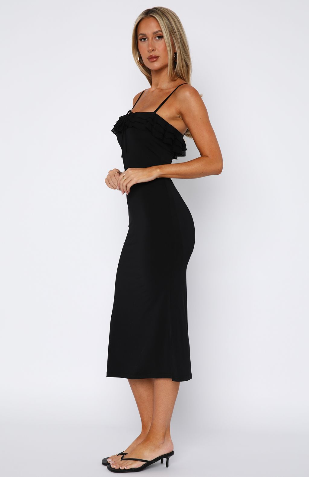 I'm Your Favourite Midi Dress Black