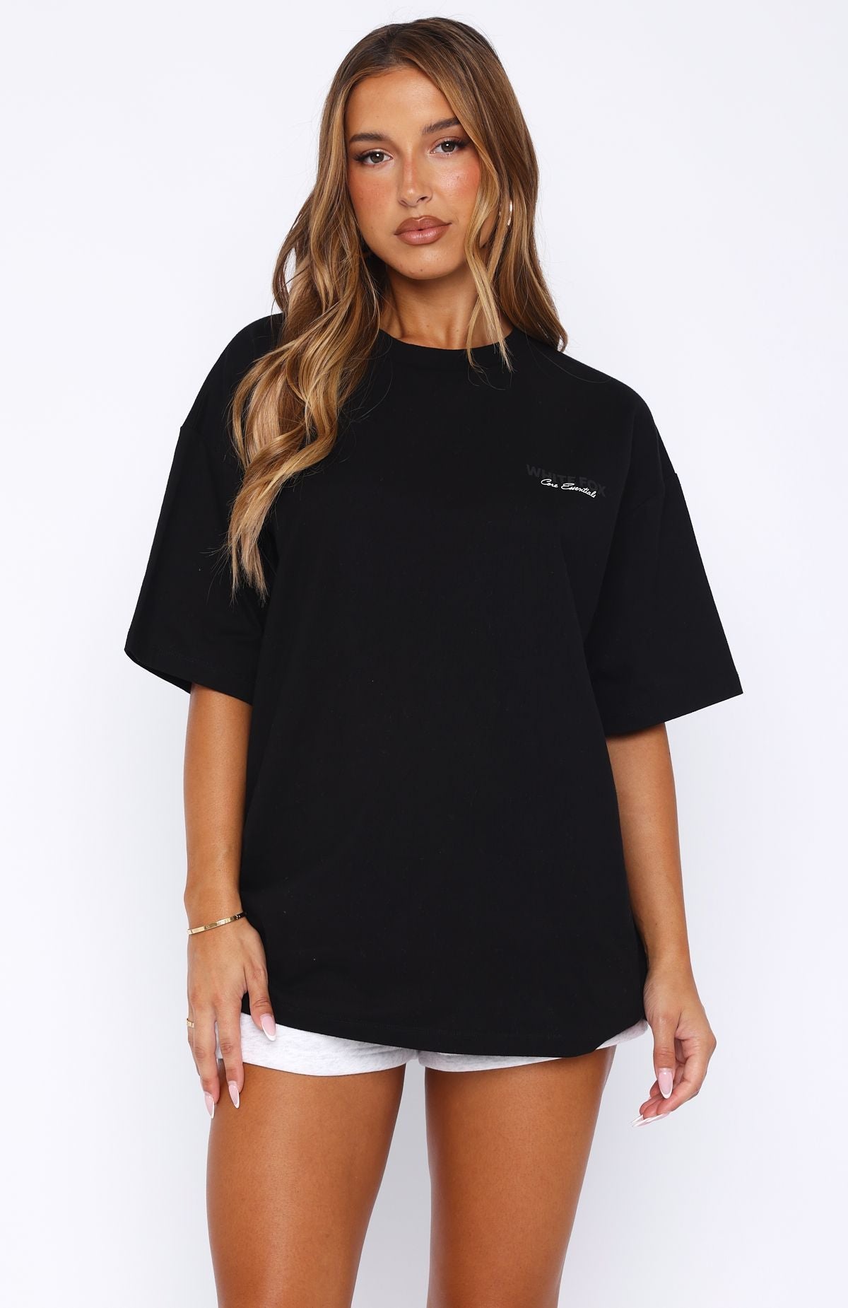 Core Essentials Oversized Tee Black
