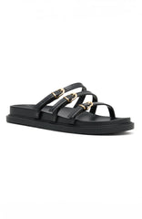 Ariela Sandals Black Croc