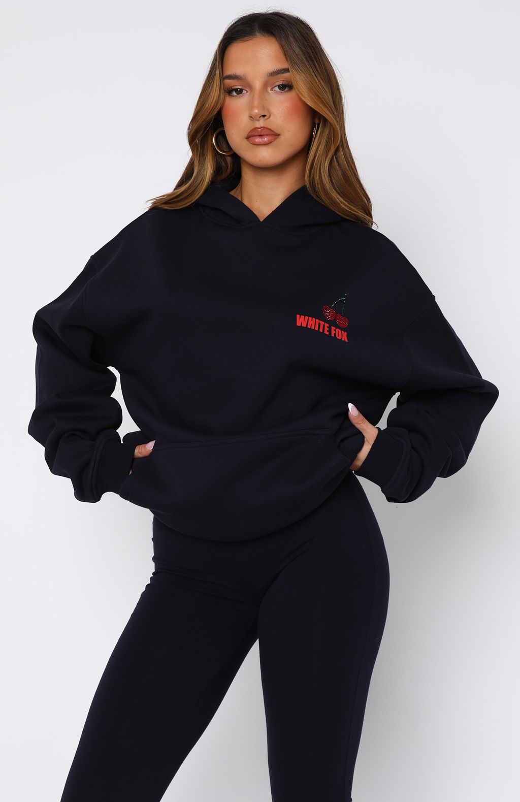 Made With Love Oversized Hoodie Navy