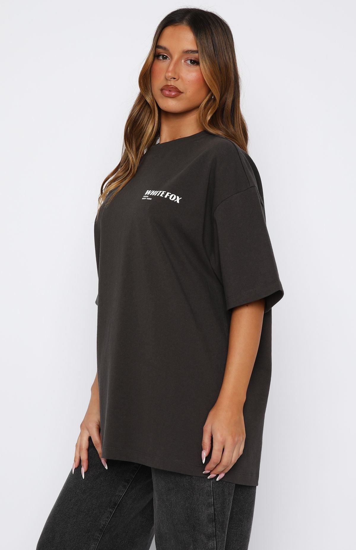 New York Archives Oversized Tee Volcanic