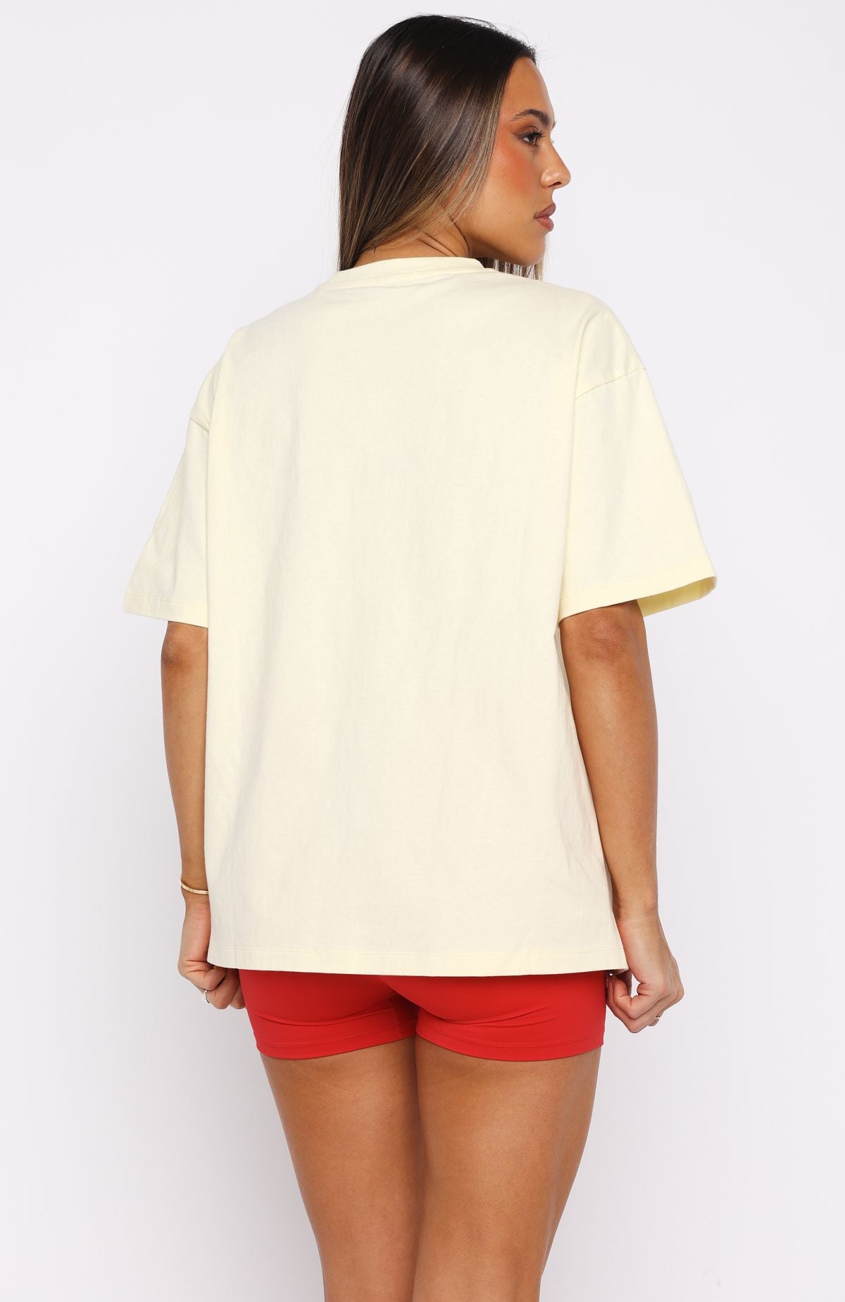 Club 14 Izzy Oversized Tee Lemon