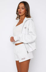 Can't Miss It Lounge Shorts Grey Marle/Rose Gold