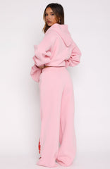 Ready To Go Wide Leg Sweatpants Pink